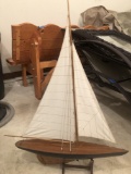 Handmade sail boat