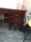 60 inch 6 drawer wooden desk with chair