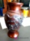 9 inch tall brass vase