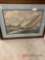 Large sailboat picture framed not signed