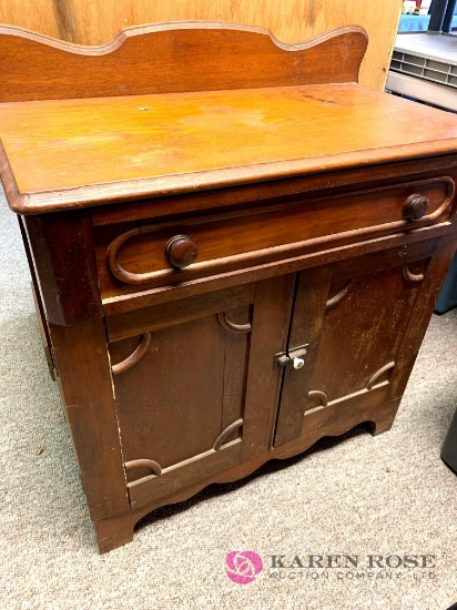 Antique cabinet single drawer