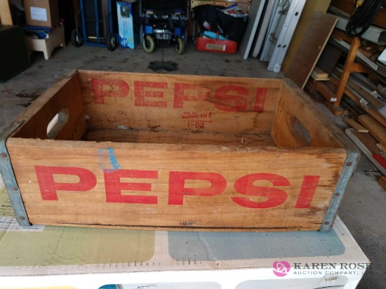 Pepsi advertising pop crate
