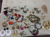 Assorted costume jewelry