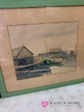 Picture signed weaver appears to be Watercolor