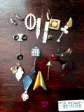 Costume jewelry including Bakelite