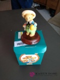 Department 56 Upstairs Downstairs bear with box