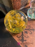 Glass paper weight marked Gentile Glass