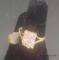 Ladies 10 karat gold ring with pink stone