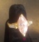 10-karat gold ring with pink stone