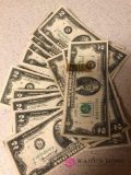 13/two dollar bills