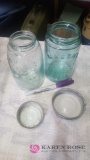 Vintage mason jars with lids