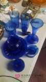 Cobalt blue decorative glass Ware