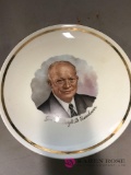 Eisenhower plate/Queen Elizabeth cup