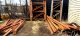 Large lot of pallet racking read description