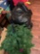 Lot of artificial Christmas trees