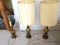 Three 36 inch tall brass lamps