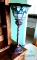 22in leaded glass style table lamp