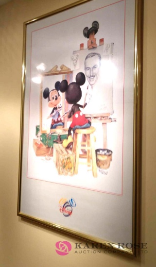 36 by 24 frame Disney poster