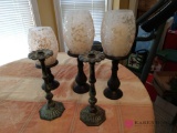 5 candle holders