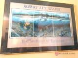 35x36 framed and signed print signed by Robert Lyn Nelson