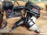 Craftsman sander, jigsaw, and Black and Decker drill