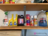 Shelf of chemicals