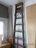 8 foot step ladder wooden and creeper