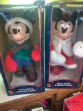 Two animated holiday Mickey Mouse