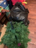 Lot of artificial Christmas trees