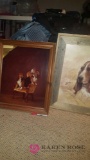 Dog pictures framed