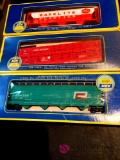 Lot of three train cars