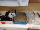 Lot of mugs and assorted glassware