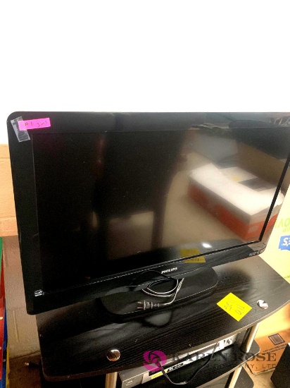32 inch Philips flatscreen TV with accessories