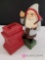 Santa at the Chimney Collectors' Die Cast Iron Mechanical Coin Bank