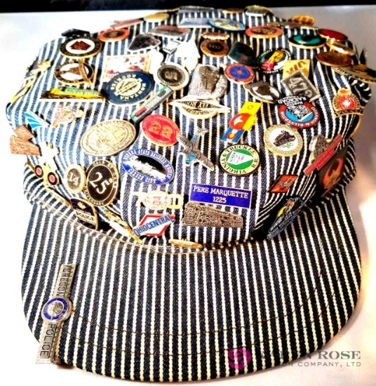 Train Hat With Pins