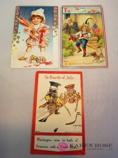 Antique Fourth Of July Post Cards