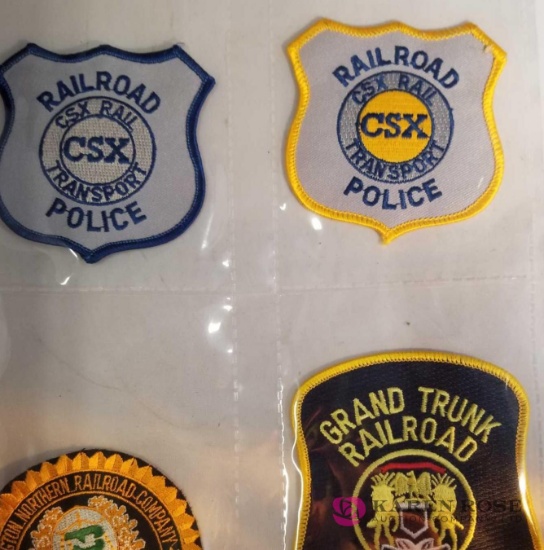 Railroad Police Patches