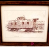 Signed Train Picture