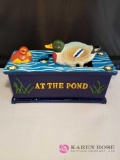 At The Pond Cast Iron Mechanical Bank