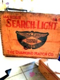 Diamond Matches Wooden Box