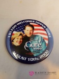 Clinton/Gore Political Buttons