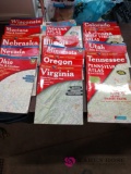 Group of Road Atlases