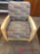 Upholstered lobby chair