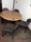 48 inch round table with four chairs