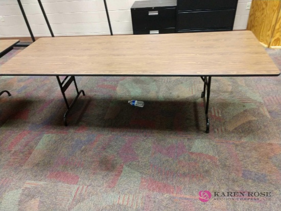 3 foot by 8 foot folding conference table