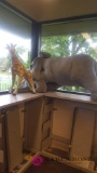 Elephant and giraffe stuffed animal