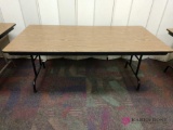 3 foot by 6 foot folding table