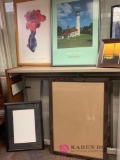 Picture and frame lot