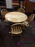 42 inch round table with 4 chairs