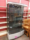 72inch by 40 inch by 10 inch lighted display case